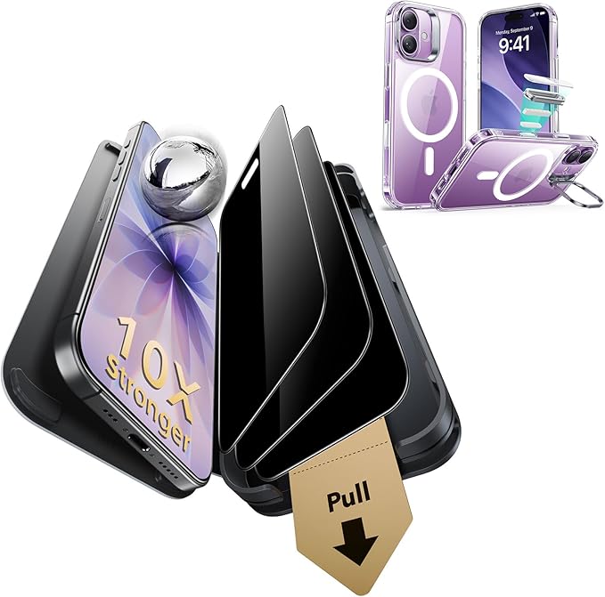 ESR for iPhone 17 Privacy Screen Protector with Magnetic Phone Case
