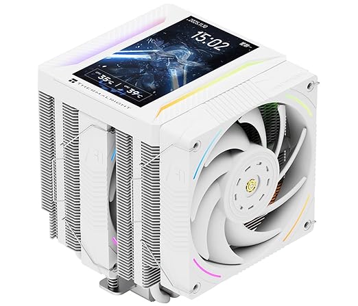 Thermalright Peerless Assassin 120 Vision MAX ARGB CPU Cooler, 5 Inch LCD, TL-K12 2150RPM 120mm Fans, for Intel 1851/1700, AMD AM4/AM5