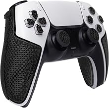 TALONGAMES PS5 Controller Grip Compatible with PlayStation 5 DualSense, PS5 Controller Accessories, Anti-Skid, Sweat-Absorbent, Pre-Cut, Easy to Install (Ultra Version, Black) - Image 1