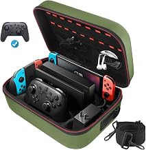 COOWPS Switch Case for Nintendo Switch & OLED Model, Travel Storage Case - Image 1
