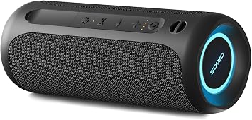 SOWO Bluetooth Speaker Wireless, IPX7 Waterproof Portable Speaker Outdoor