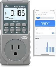 Poniie PN2500 Professional NEMA 5-15 Wi-Fi Wireless Level 1 EV Charger Pass-Through Power Usage Monitor (60-240V, 25Amp) - Image 1