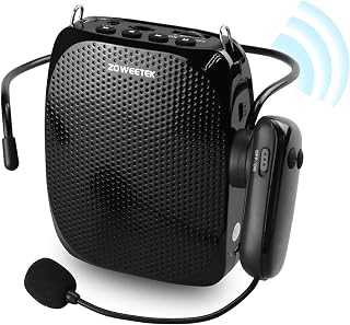 ZOWEETEK Original Voice Amplifier for Teachers with 2 Mics Wired+Wireless - Image 1