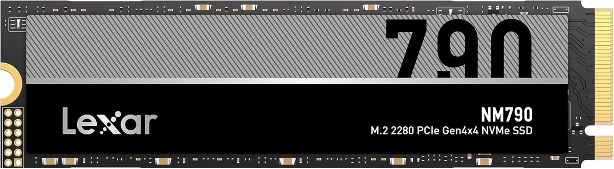 Lexar 1TB NM790 Internal NVMe SSD, 7400/6500 MB/s, M.2 2280, PCIe Gen 4x4