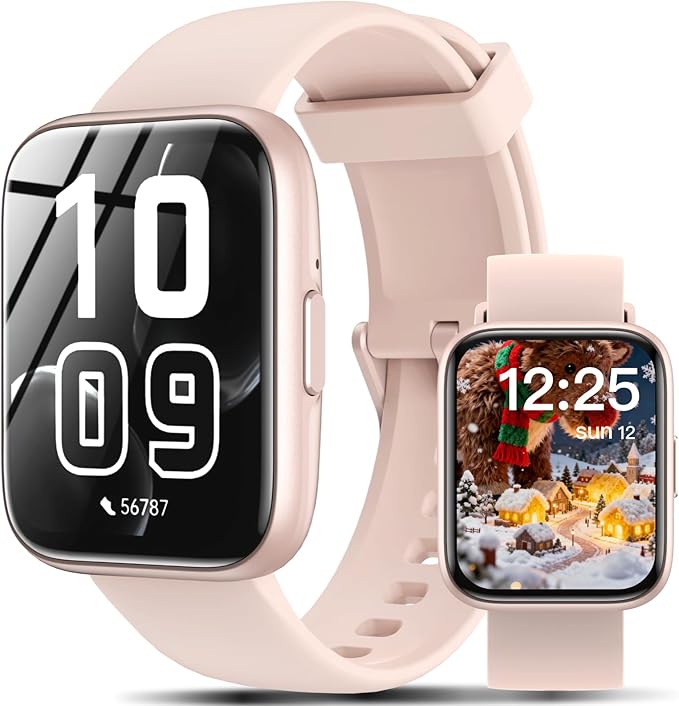 Smart Watches for Women Men, 1.83" HD 2025 Smartwatch with 100 Sports Modes, Heart Rate/Sleep Monitor, IP68 Waterproof, Bluetooth Call & Music Control for iPhone/Android