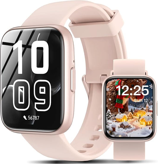 Smart Watches for Women Men, 1.83" HD 2025 Smartwatch with 100 Sports Modes, Heart Rate/Sleep Monitor, IP68 Waterproof, Bluetooth Call & Music Control for iPhone/Android