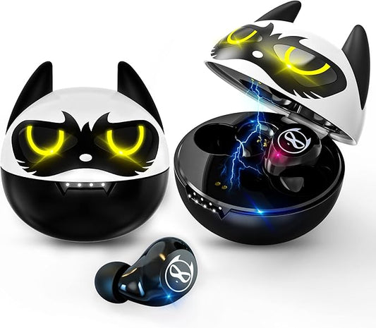 Kid Earbuds, 85dB Volume Limit, Wireless Earbuds for Kids, 36H Playtime, Girls Boys Bluetooth Headphones with Mic, Fast Charging, Small Ear Buds for Kids for iPad/Tablet/Travel/School, Frog