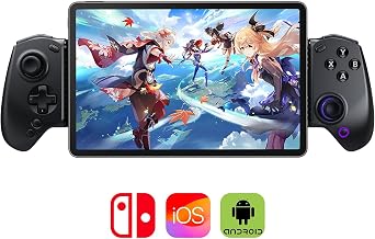 abxylute S8 Bluetooth Mobile Gaming Controller for Switch 1&2, iPhone15/16/17/18 Pro Max/iPhone Duo, iPad Android Phones Tablets, Portable Wireless Gamepad with Hall Joystick, Hall Trigger, Customizable Buttons＆Key Mapping - Image 1