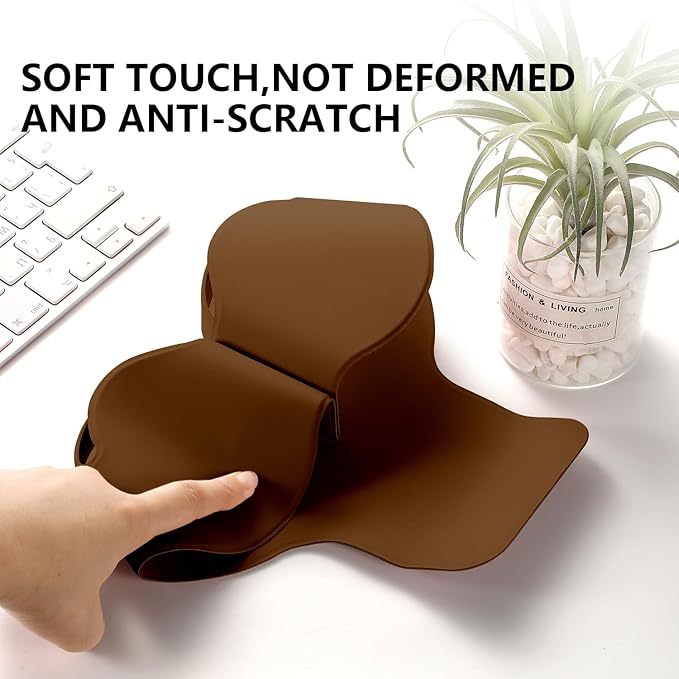 for Apple Airpods Max Case,Headphones Protective Case for AirPod Max Supports Sleep Mode, Anti-Scratch and Anti-Dust,Airpod Pro Max by PU Leather,Brown 2