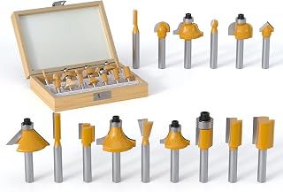 15PCS Router Bits Set 1/4 Inch Shank - Image 1
