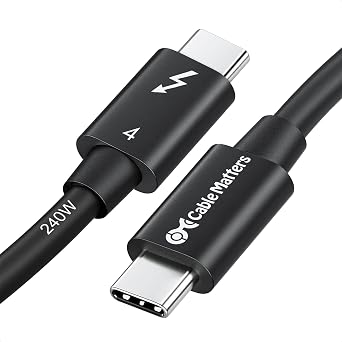 Cable Matters [Intel Certified] 40Gbps Thunderbolt 4 Cable, 3.3ft / 1m