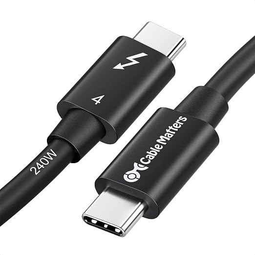 Cable Matters [Intel Certified] 40Gbps Thunderbolt 4 Cable, 3.3ft / 1m