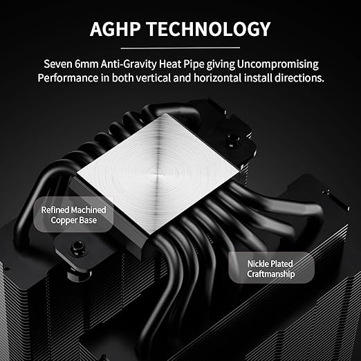 Thermalright Phantom Spirit 120 Vision EVO CPU Air Cooler, Twin Tower Radiator 2150RPM Speed,480x480 Resolving Power IPS Screen with 3.95in,Computer Cooler for Intel lga1851/1700/115x,AM4/AM5