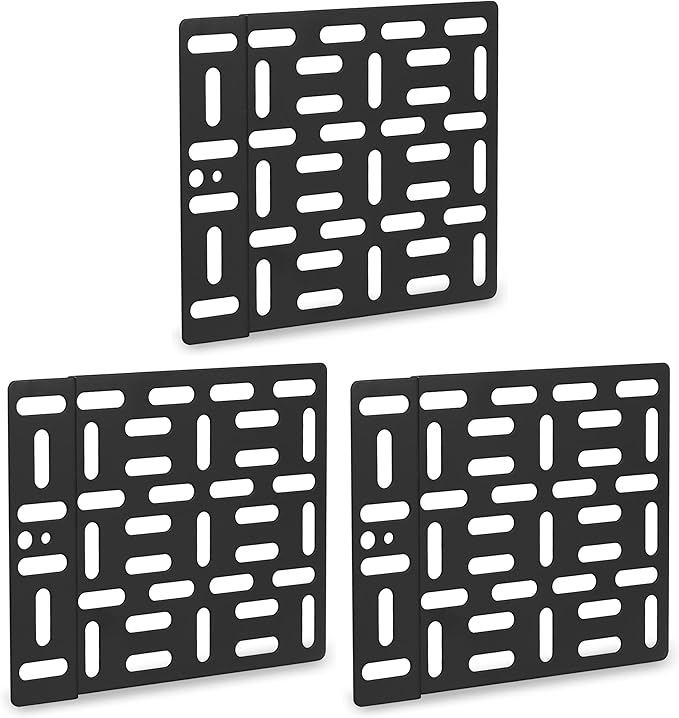 Mount-It! Universal Streaming Device Mount - Securely Attaches Behind Your TV - Compatible with Apple TV, Roku, Amazon Fire TV, TiVo Mini Black (Pack of 3)