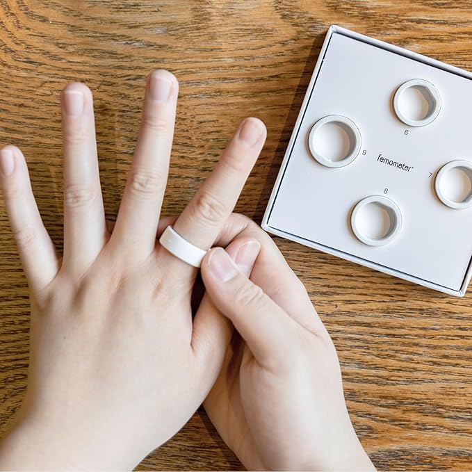 femometer Smart Ring Sizing Kit - Size First Before You Buy - Sizes 6 to 9 - Choose from 4 Sizes