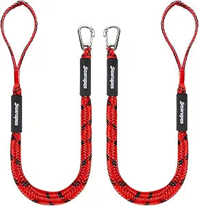 Bungee Dock Lines, Mooring Ropes for PWC, Pontoon, Watercraft