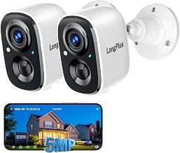 LongPlus 3K Security Camera Wireless Outdoor, WiFi6 Outdoor Camera Wireless