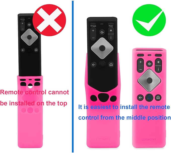 LEFXMOPHY XR16 Remote Case for Xfinity Comcast XR16 Voice Remote Control for Flex Streaming Device Hot Pink Protector Glow in Dark