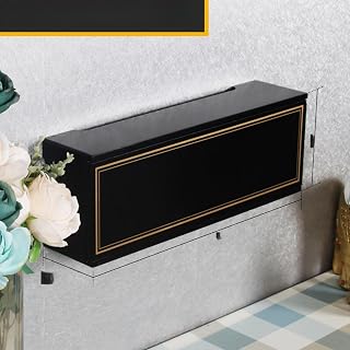 WiFi Router Storage Cabinet Wall Mount Router Hider Box with Door - Image 1