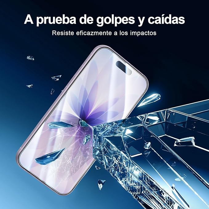 NEW'C 3x Screen Protector for iPhone 17 (6.3 inches)+ 3x Camera Lens Protector, Sensor Protection, Case Friendly Tempered Glass Film, Ultra Resistant, Easy installation tool include
