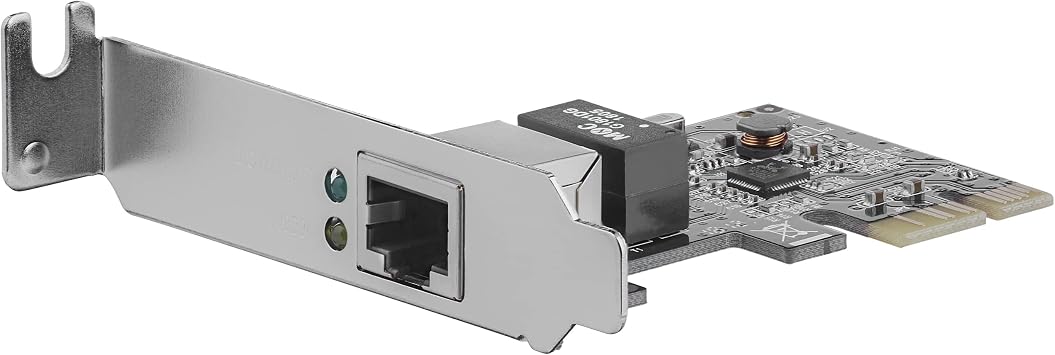 StarTech 1-Port PCIe Network Card, RJ45 Port, Low Profile (ST1000SPEX2L)