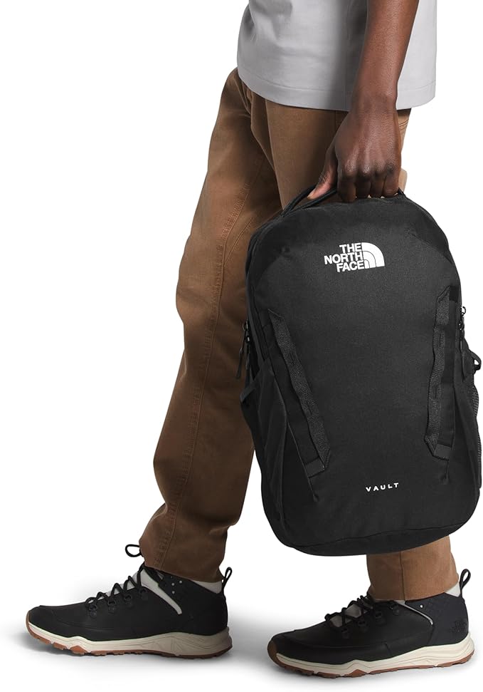 The North Face Vault Everyday Laptop Backpack - Commuter Travel Bag, Water-Repellent Finish, Spacious Compartment, TNF Black-NPF, One Size | Everyday, PFAS Free