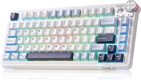 Aula Wireless Mechanical Keyboard,75% Hot Swappable Gaming Keyboard