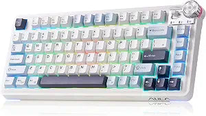 Aula Wireless Mechanical Keyboard,75% Hot Swappable Gaming Keyboard