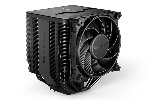 be quiet! Dark Rock Pro 5 Quiet Cooling CPU Cooler | Immensely High Airflow | 7 high-Performance Copper Heat Pipes | Speed Switch | Thermal Grease | BK036
