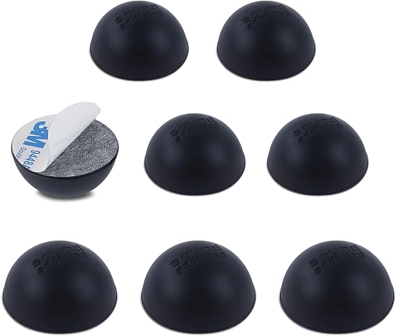Sound Addicted Subble 1.2 '' (8 Pack) Isolation Feet Suitable for 3'' - 5'' inch Speakers, The Hemisphere Bumper with Adhesive Will Prevent Vibrations and Improve The Sound of Your Monitors | Subble