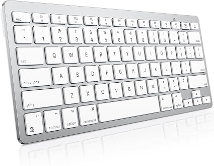 OMOTON Wireless Keyboard for Mac, Bluetooth Stable, No Numpad, Travel Size