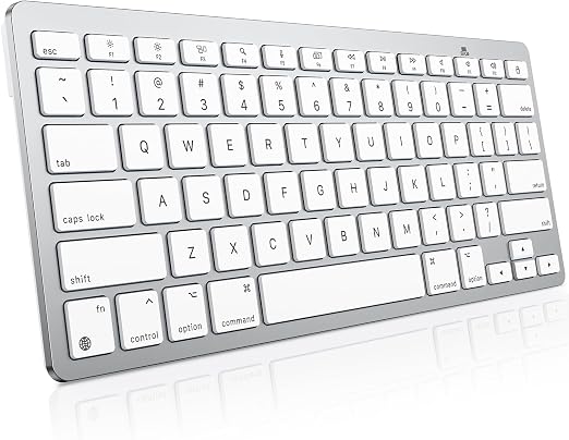 OMOTON Wireless Keyboard for Mac, Bluetooth Stable, No Numpad, Travel Size