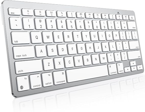 OMOTON Wireless Keyboard for Mac, Bluetooth Stable, No Numpad, Travel Size