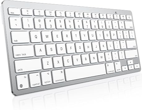 OMOTON Wireless Keyboard for Mac, Bluetooth Stable, No Numpad, Travel Size