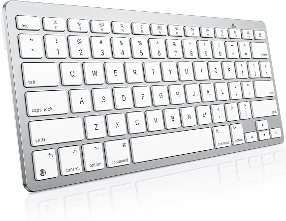OMOTON Wireless Keyboard for Mac, Bluetooth Stable, No Numpad, Travel Size