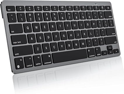 OMOTON Ultra-Slim Wireless Keyboard for Mac (MacOS 10.10+), Compact Size