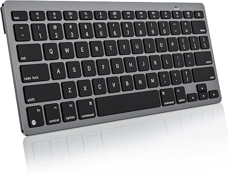 OMOTON Ultra-Slim Wireless Keyboard for Mac (MacOS 10.10+), Compact Size