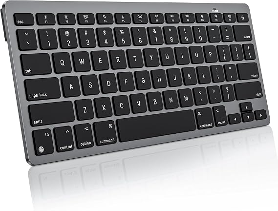 OMOTON Ultra-Slim Wireless Keyboard for Mac (MacOS 10.10+), Compact Size