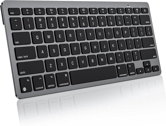OMOTON Ultra-Slim Wireless Keyboard for Mac (MacOS 10.10+), Compact Size