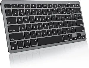 OMOTON Ultra-Slim Wireless Keyboard for Mac (MacOS 10.10+), Compact Size