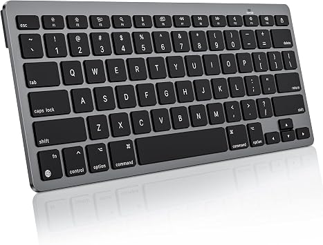 OMOTON Ultra-Slim Wireless Keyboard for Mac (MacOS 10.10+), Compact Size