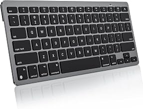 OMOTON Ultra-Slim Wireless Keyboard for Mac (MacOS 10.10+), Compact Size - Image 1