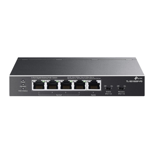 TP-Link TL-SG1005P-PD, 5 Port Passthrough Gigabit Ethernet Switch