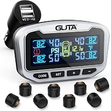 GUTA RV Tire Pressure Monitoring System, 8 Sensors - Image 1