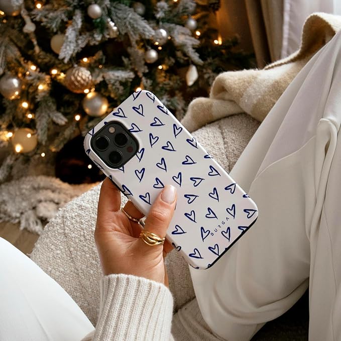 BURGA Phone Case for iPhone 16 - Cute, Trendy, Aesthetic, Pattern Phone Cover, Hard Shell Protection - fits Apple iPhone 16 Case for Women and Men
