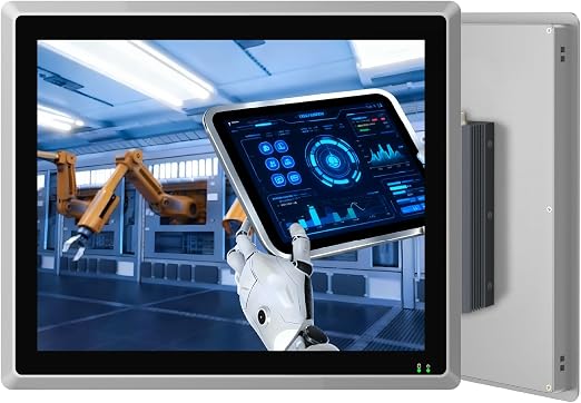 19" Industrial Embedded Panel PC, IP65 Fanless All-in-One Computer