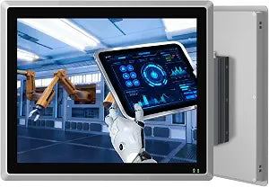 19" Industrial Embedded Panel PC, IP65 Fanless All-in-One Computer