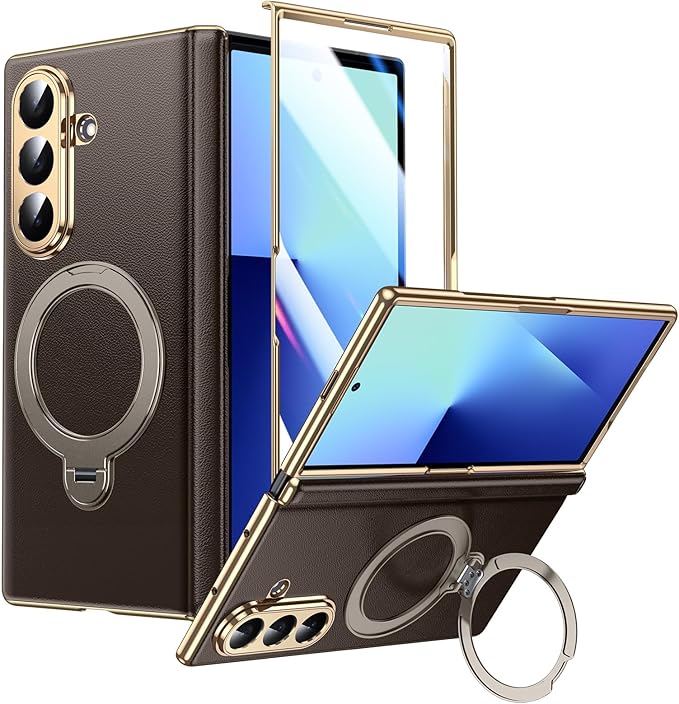 LeYi 2PCS SAM Z Fold 7 Case with Screen Protector