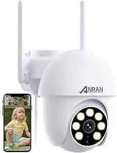 ANRAN 3K/5MP WiFi Security Camera for Home House Outdoor 2.4/5GHz Dual-Band