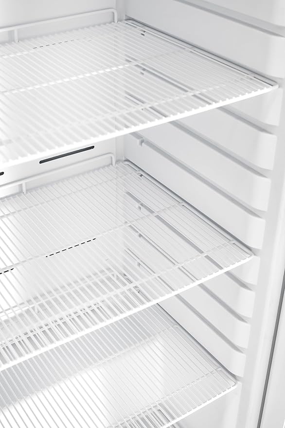 KoolMore KM-RIF-1D12C-WH 23 in. Commercial Auto-Defrost Reach-in Freezer, 12 Cu. ft. and ETL Listed in White